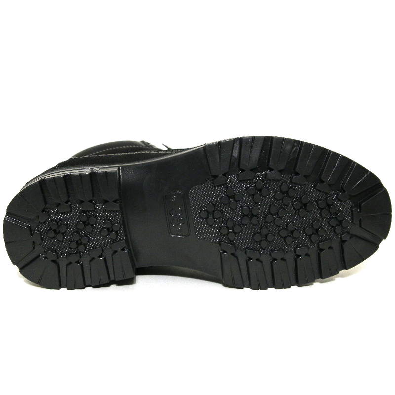 Ботинки женские m6045-nblack нубук-шерсть чёрные 4